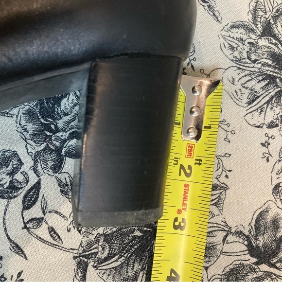 ECCO Sz 40 3 Straps With Buttons Decorations Heeled Mary Janes Shoes - Picture 8 of 14